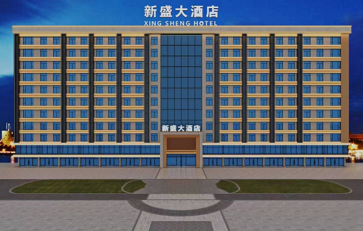 新盛客服接待场景，墙面微信75455553，电话18787-511-531